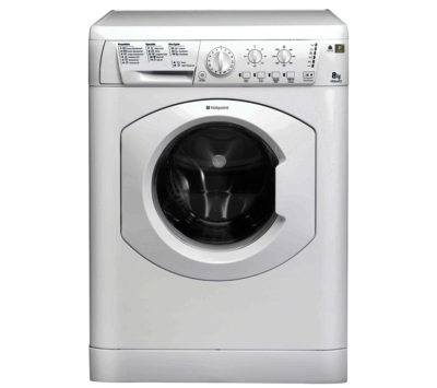 HOTPOINT  HE8L493P Washing Machine - White